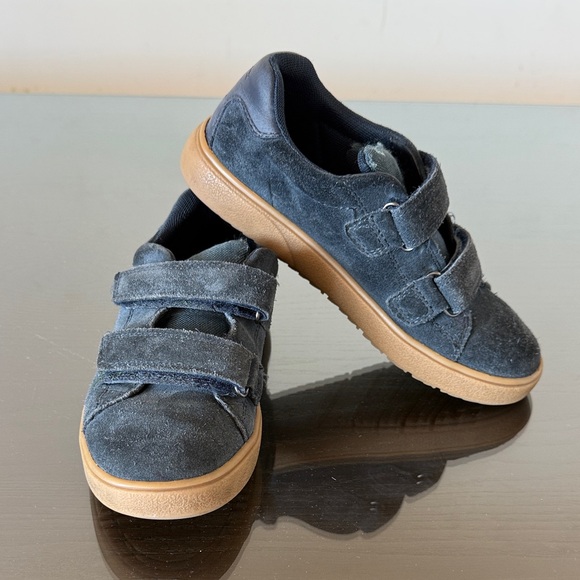 Kids Navy Blue Geox Velcro Sneakers - Picture 1 of 8